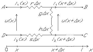 Fig. 4. Equivalent circuit for diagram on fig. 3.