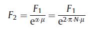 Equation for the residual force