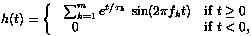 Equation 2: different amplitude varying the time of occurrence