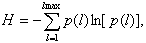 Equations: Histogram parameters calculation