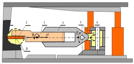 Structure the tunnel boring machine for development workings in intensive excavation of thin layers