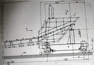 Trough for pouring molten iron construction SIEMENS VAI