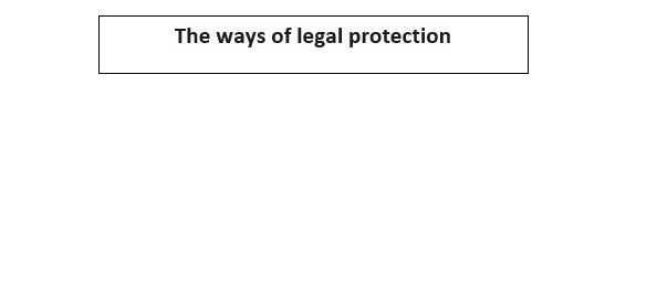 The ways of legal protection