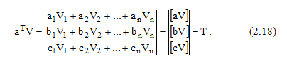 Multiplication of matrixes of a^T*V