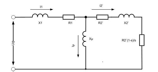 Схема замещения асинхронного электродвигателя
