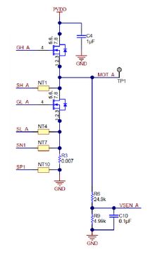 Half-bridge layout