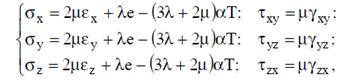 Change in temperature in the characteristic sections of the dispenser glass (1, 2, 3, 4 - characteristic cross-sections): a) option number 1; b) option number 2