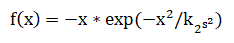 Gaussian operator formula