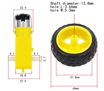 The wheel and the reducer RC-machines