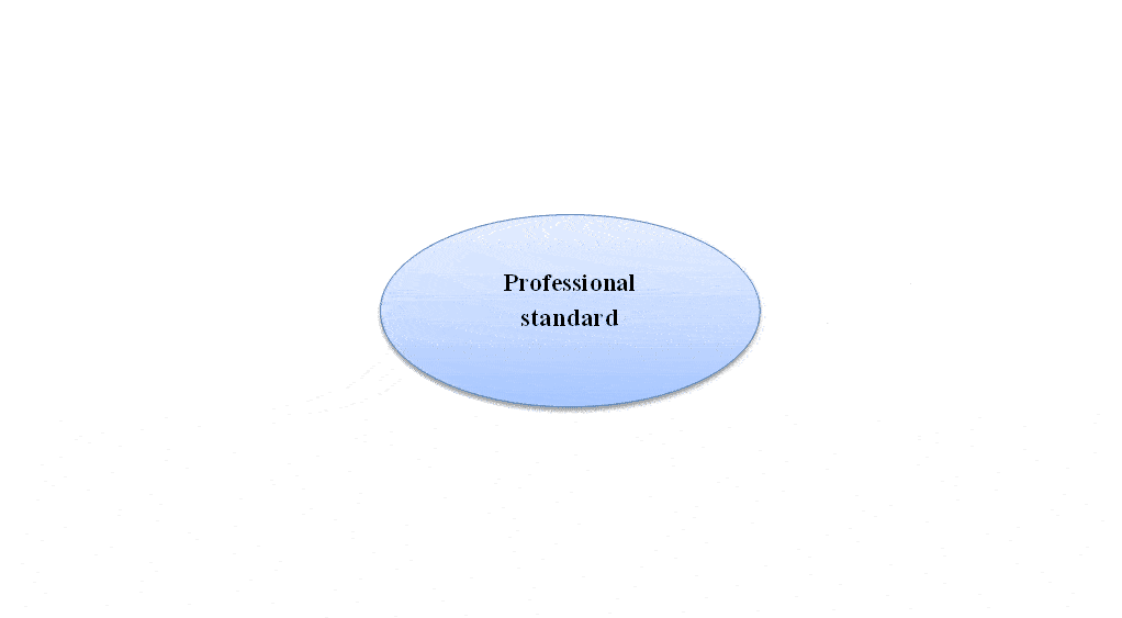 Range of stakeholders in the professional standard
