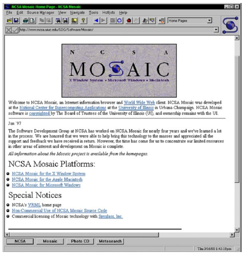  NCSA Mosaic  3.0