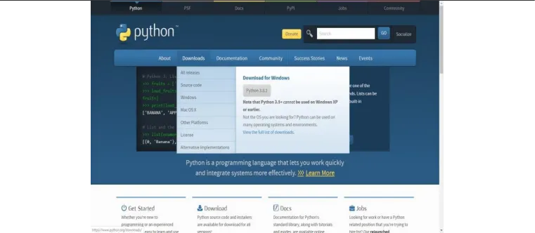 Официальный сайт Python