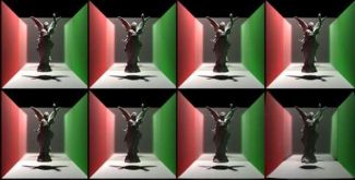 RenderFormer с большим количеством треугольников