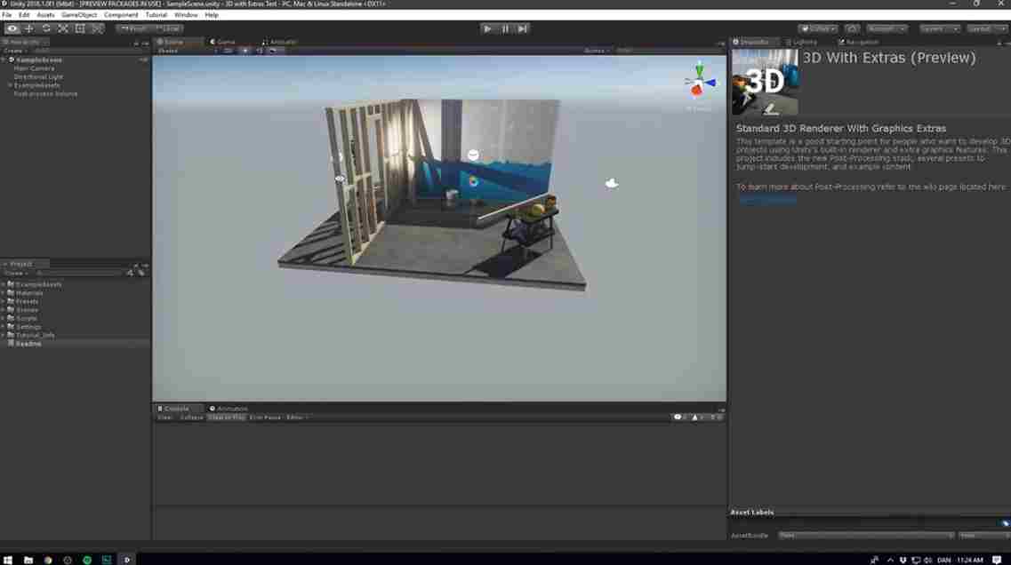 Интеграция 3D и программирования