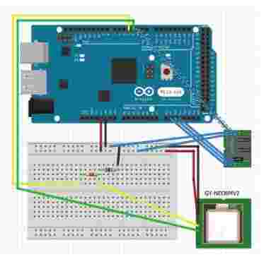 ����� ����������� GPS � MicroCD ������� � Arduino
