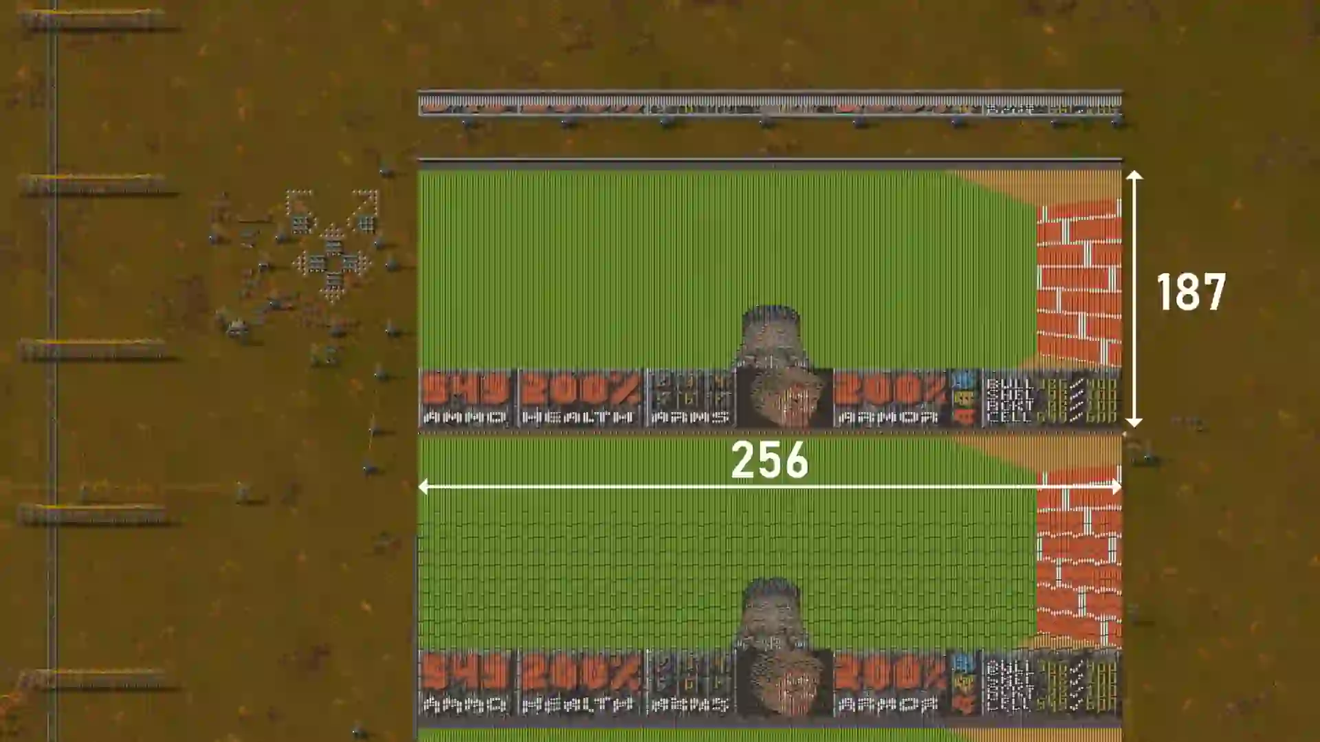 DOOM в Factorio
