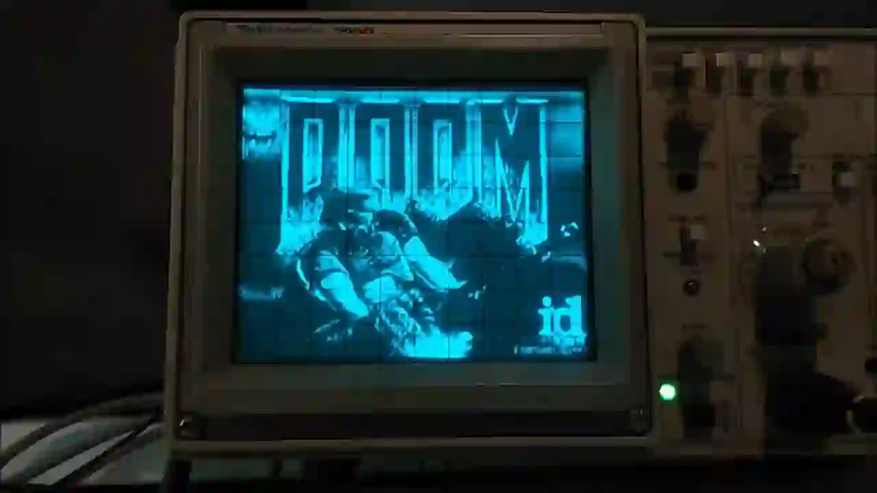 DOOM на осцилографе