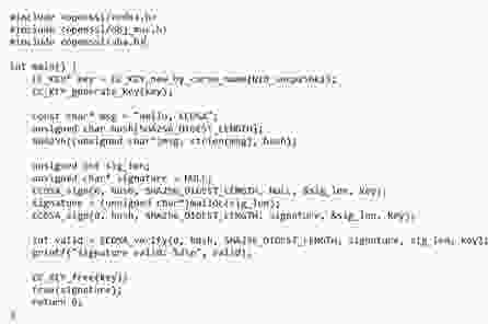 Реализация ECDSA на языке программирования C++