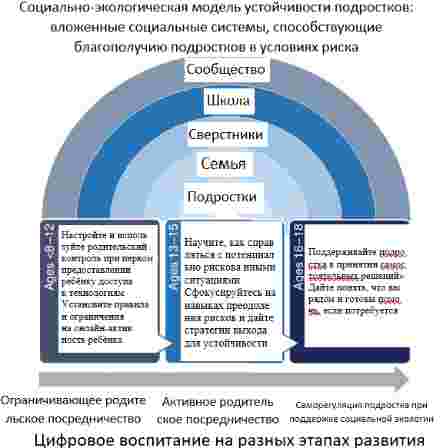 Социоэкологический подход к цифровому воспитанию на протяжении подросткового периода