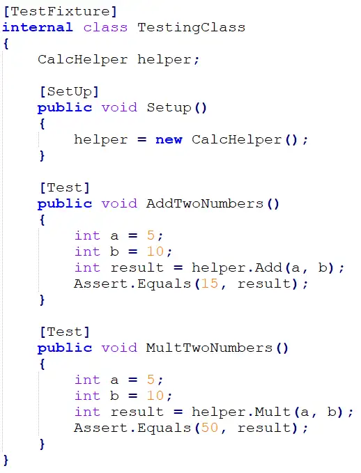 ��� ������ TestingClass