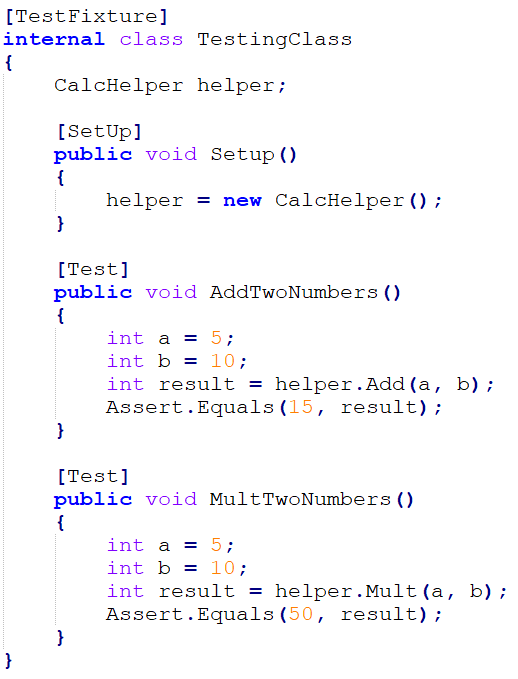 ��� ������ TestingClass