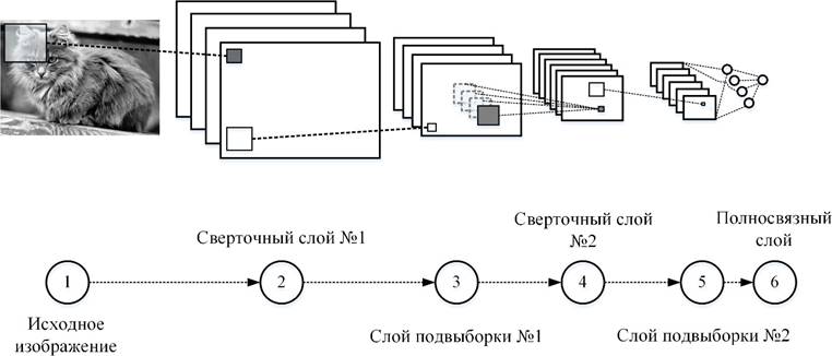 Структура сверточной нейронной сети